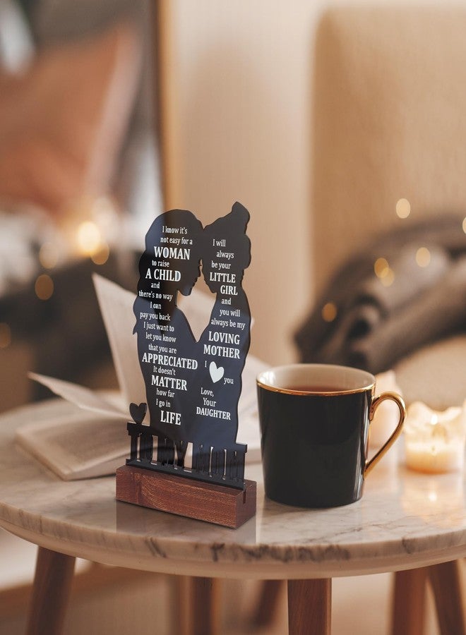 Heartfelt Gifting هدايا للأم من ابنتها - هدايا مميزة للأم في عيد الأم، لوحة تذكارية للأم تحمل معنى خاصاً، هدايا للأم وابنتها "إلى أمي" في عيد الميلاد، عيد الحب، وعيد الفصح - Image 5